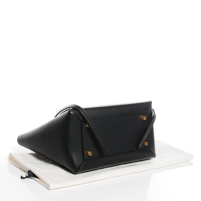 Celine Drummed Calfskin Mini Belt Bag Black 4 of 9