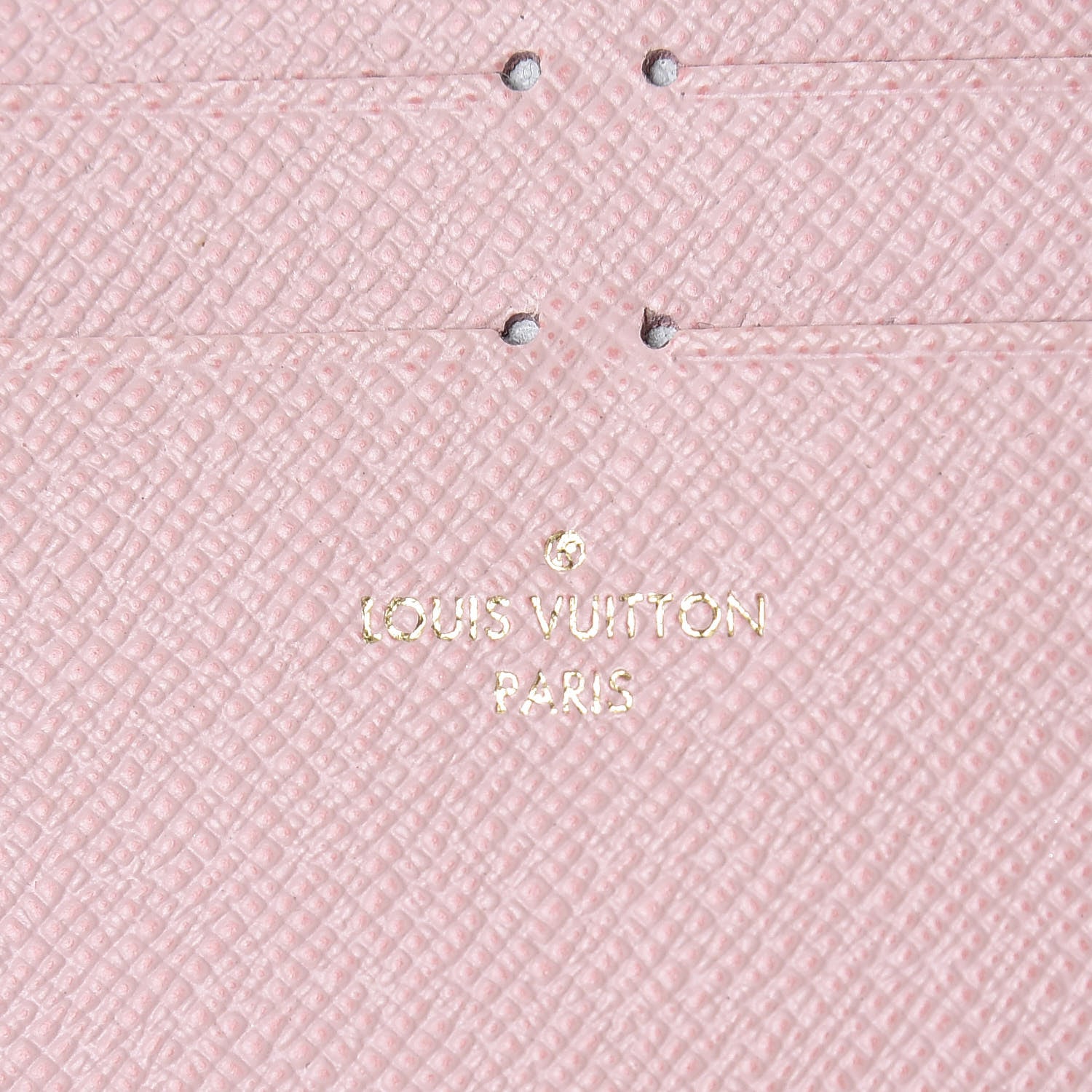 Louis Vuitton Calfskin Felicie Card Holder Insert Rose Ballerine 5 of 6