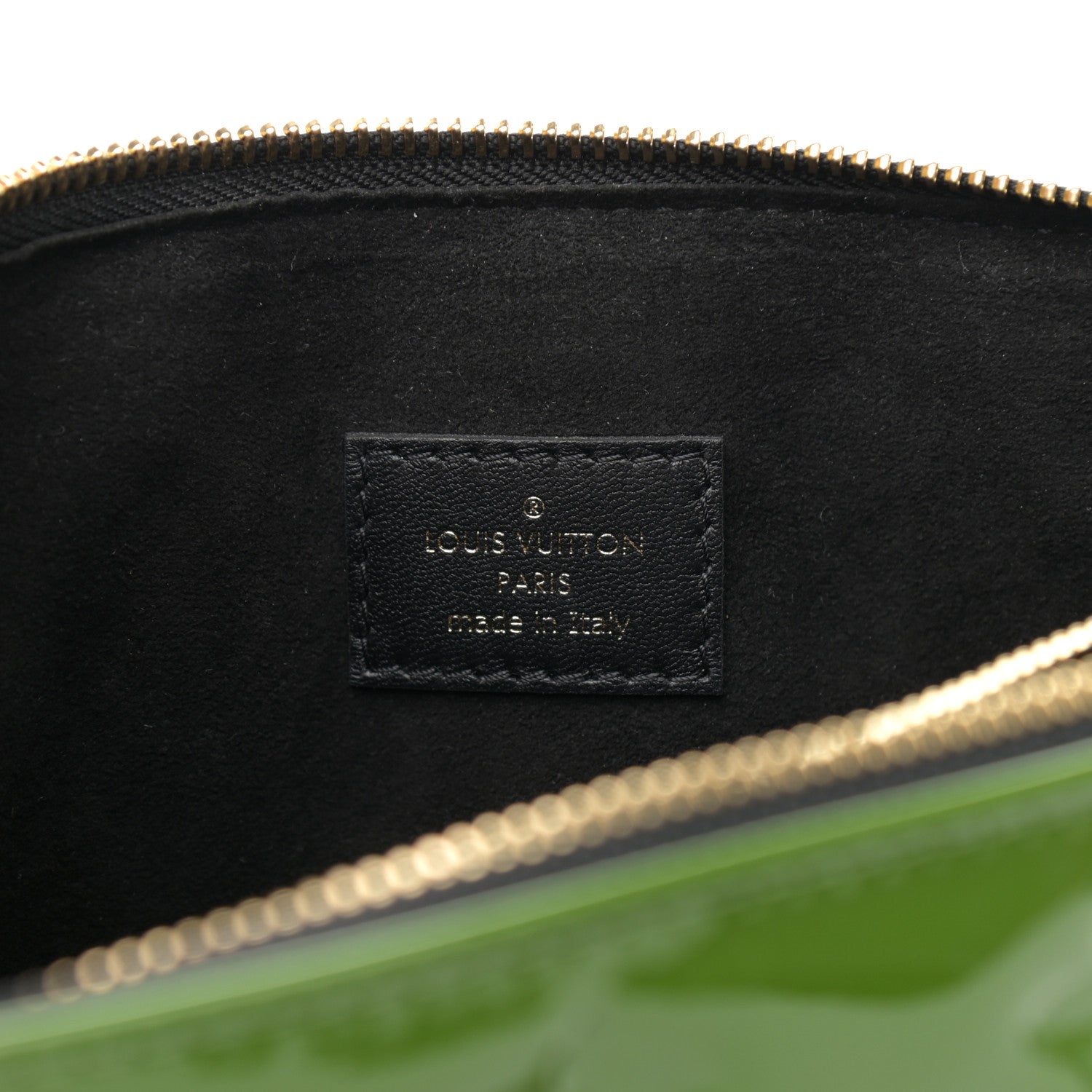 Louis Vuitton Patent Embossed Monogram Coussin PM Green Black 6 of 11