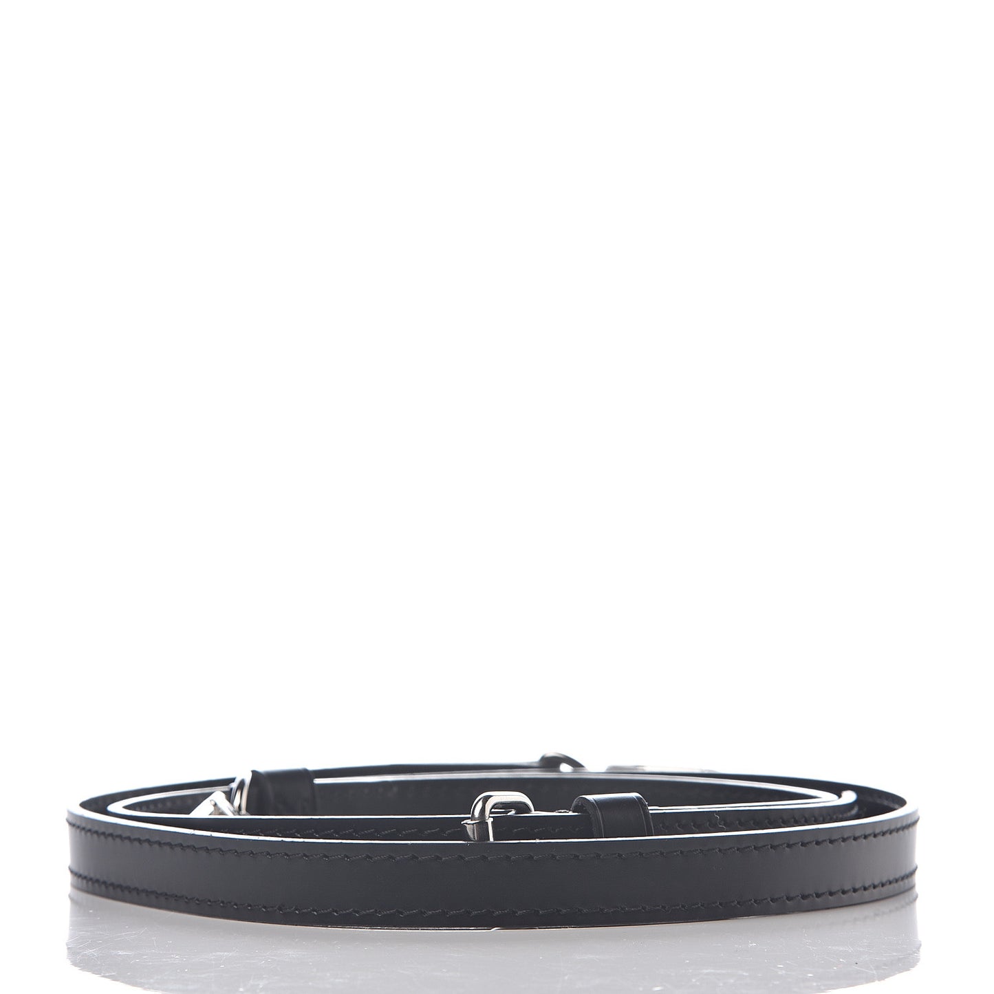 Calfskin 16mm Adjustable Shoulder Strap Black
