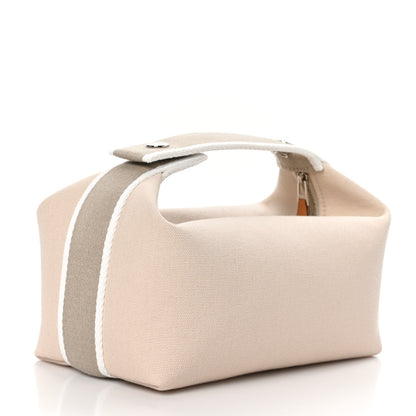 Hermes Canvas Bride-A-Brac Pouch Natural 3 of 9