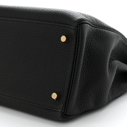 Hermes Taurillon Clemence Kelly Retourne 35 Black 10 of 10
