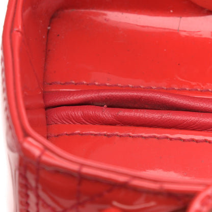 Christian Dior Patent Cannage Medium Lady Dior Fuchsia 10 of 14