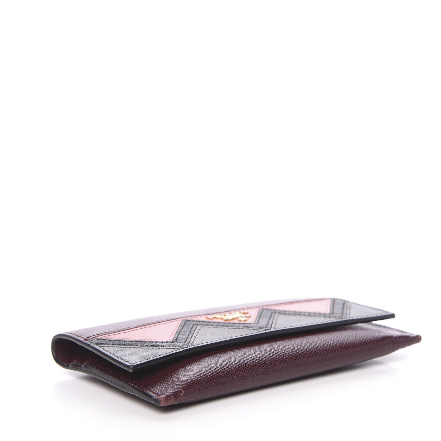 Saffiano Greche Card Holder Granato Petalo Marmo