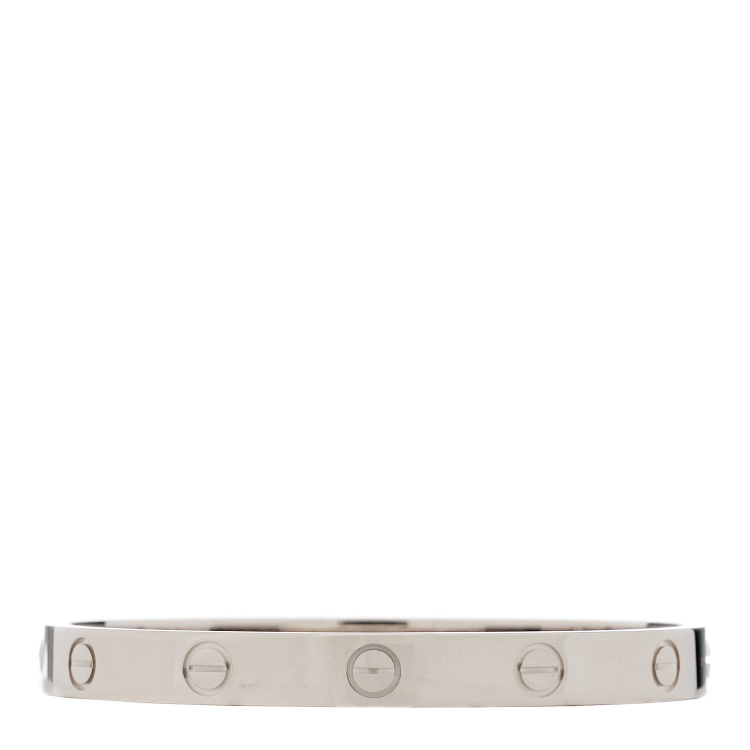 Cartier 18K White Gold LOVE Bracelet 16 1 of 5