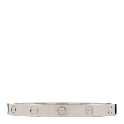 Cartier 18K White Gold LOVE Bracelet 16 1 of 5