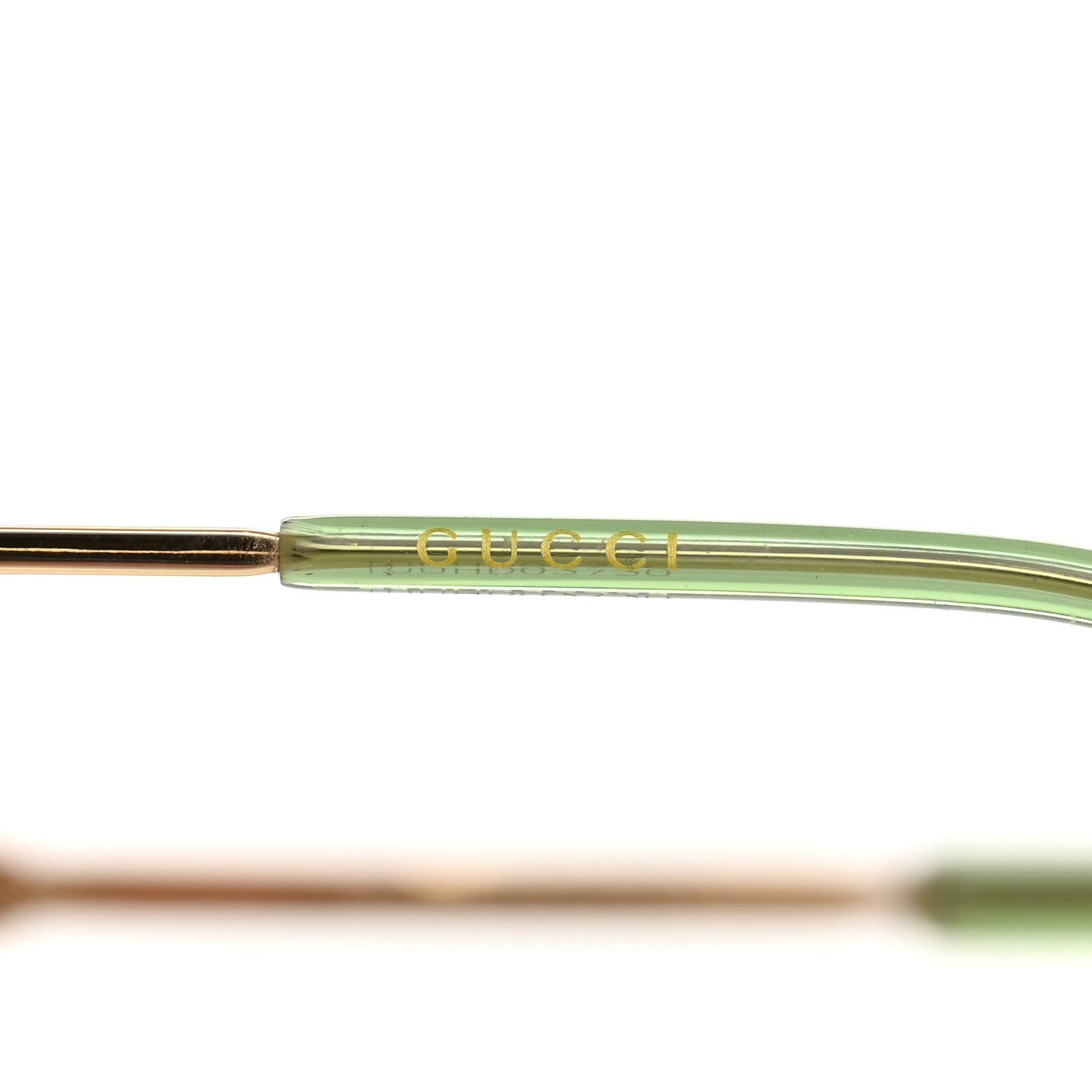 Gucci Metal Aviator Sunglasses GG0356S Green 6 of 9