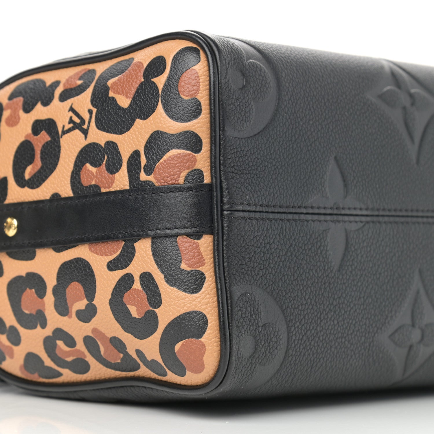 Louis Vuitton Empreinte Monogram Giant Wild At Heart Speedy Bandouliere 25 Black 8 of 9
