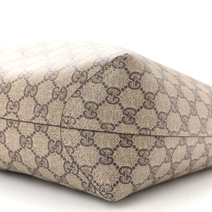 Gucci Calfskin GG Supreme Monogram Large Reversible Tote Dark Cipria 13 of 17