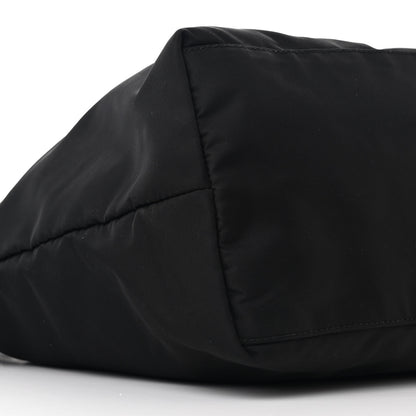 Prada Tessuto Nylon Saffiano Shopping Tote Black 9 of 11