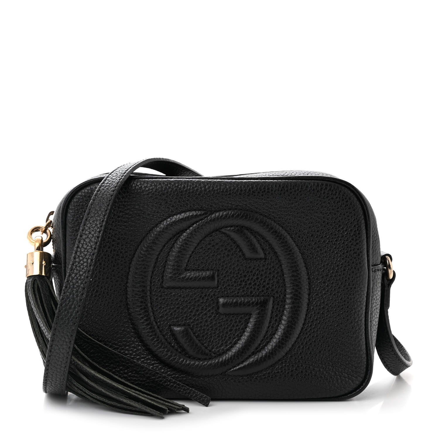 Gucci Pebbled Calfskin Small Soho Disco Bag Black 1 of 11