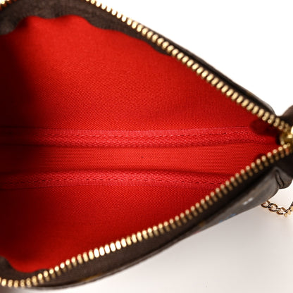 Louis Vuitton Monogram 2020 Christmas Animation Bumper Cars Mini Pochette Accessories Coquelicot 6 of 11