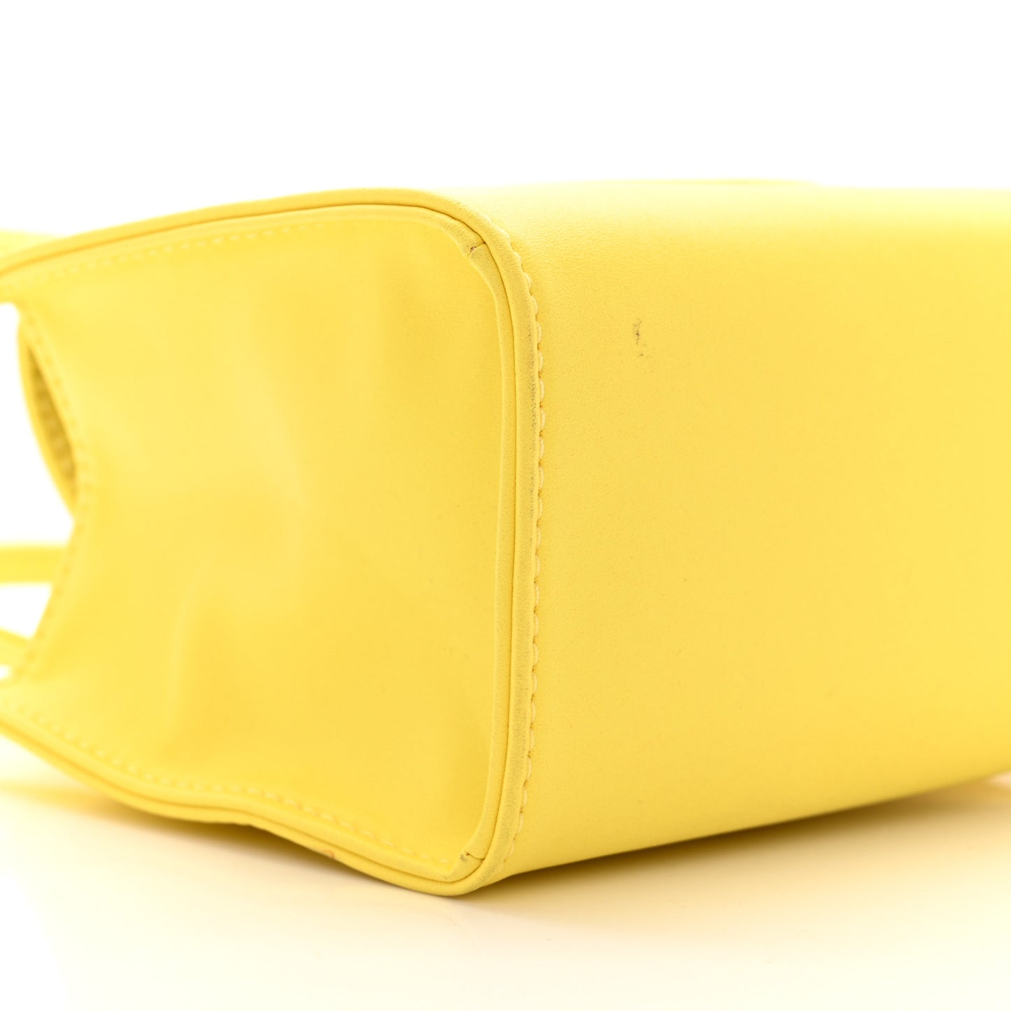 Vegan Leather Small Shopping Bag Margarine