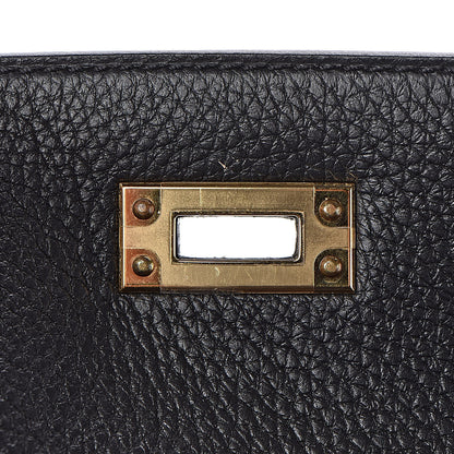 Hermes Togo Kelly Retourne 25 Black 26 of 42