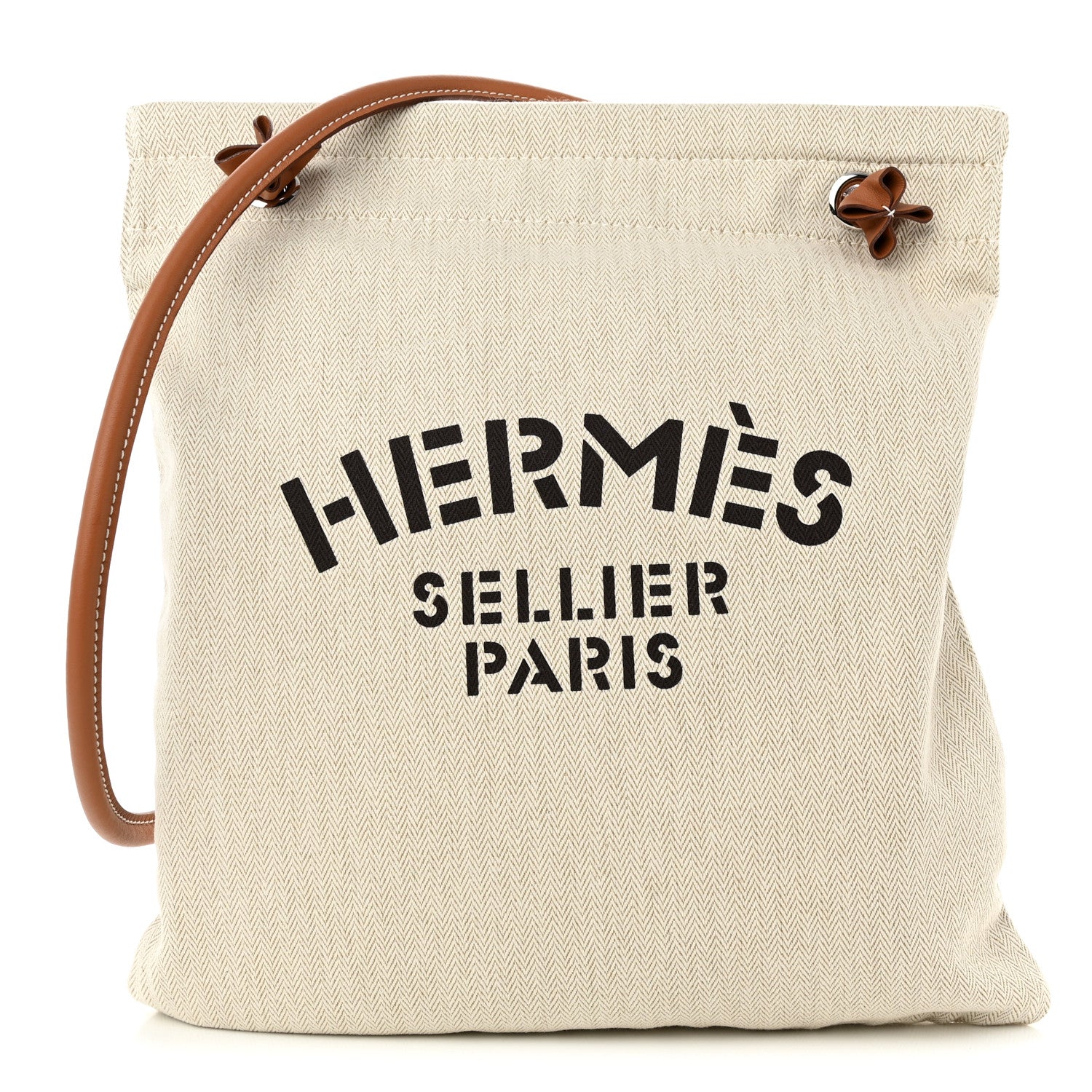 Hermes Canvas Swift Aline Grooming Bag Gold 1 of 10