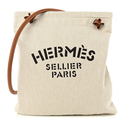 Hermes Canvas Swift Aline Grooming Bag Gold 1 of 10