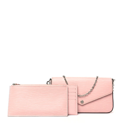 Louis Vuitton Epi Pochette Felicie Rose Ballerine 3 of 11