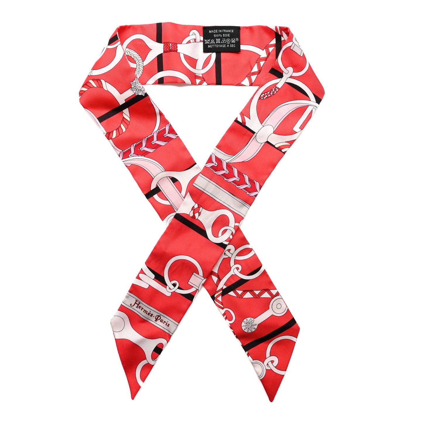 Silk Panoplie Equestre Twilly Rouge Creme Ebene