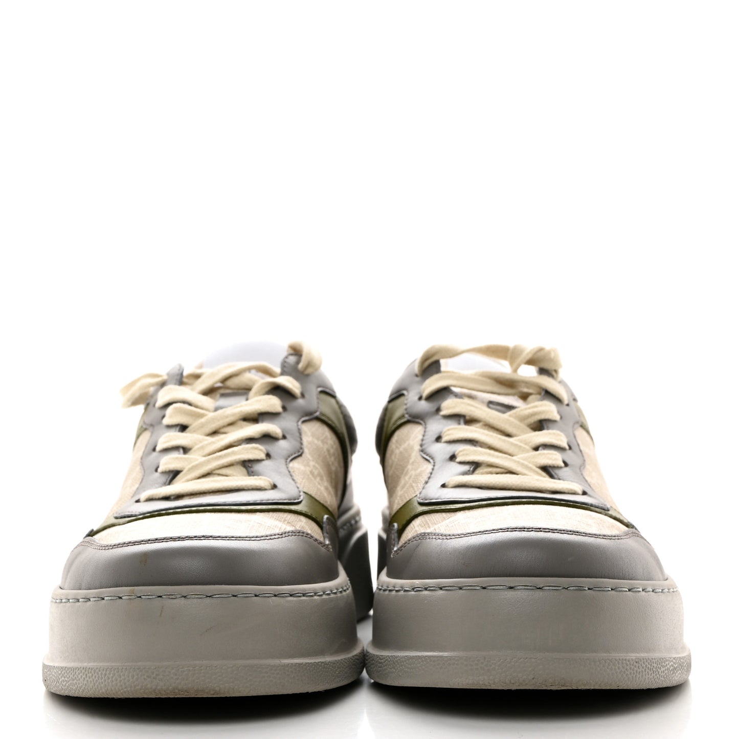 GG Supreme Mens Platform Sneaker 9 Grey Beige