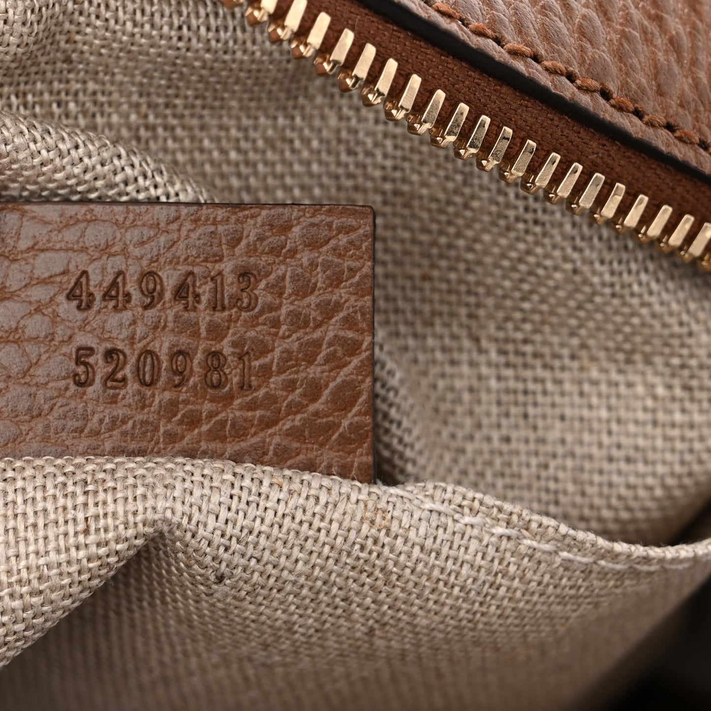 Monogram Mini Bree Messenger Bag Beige Tabacco
