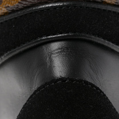 Louis Vuitton Suede Calfskin Monogram Star Trail Ankle Boots 38 Black 11 of 11