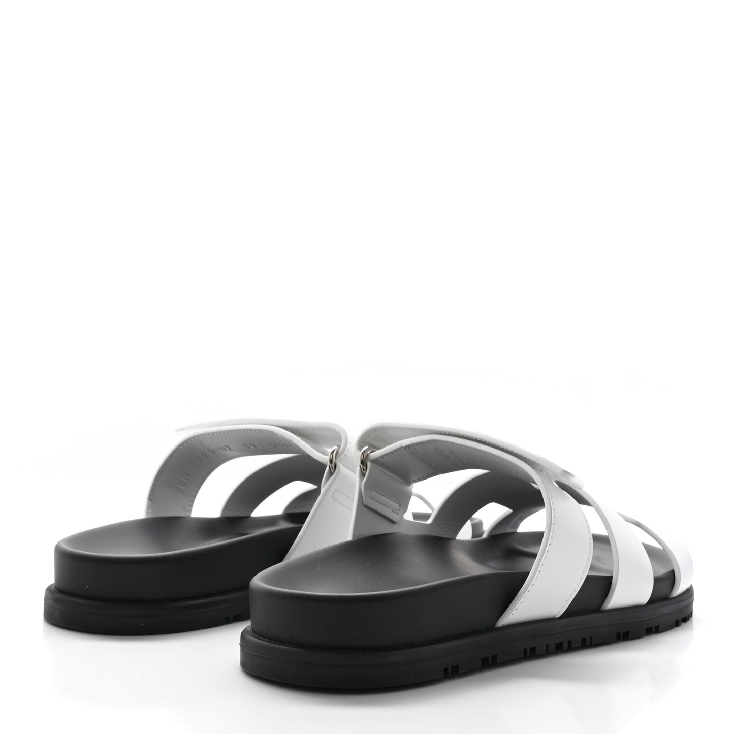 Calfskin Womens Chypre Sandals 37 White