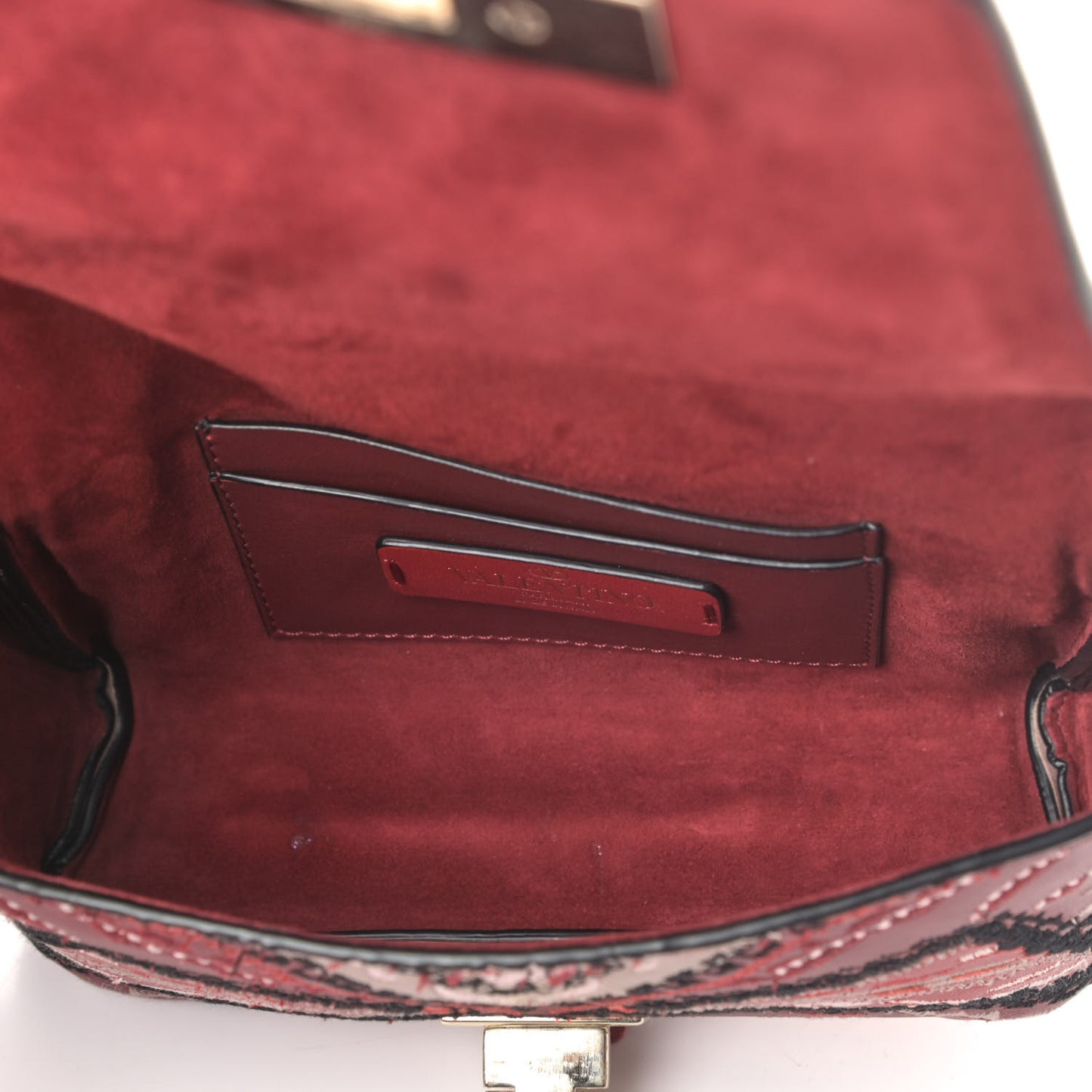 Calfskin Demilune Belt Bag Red