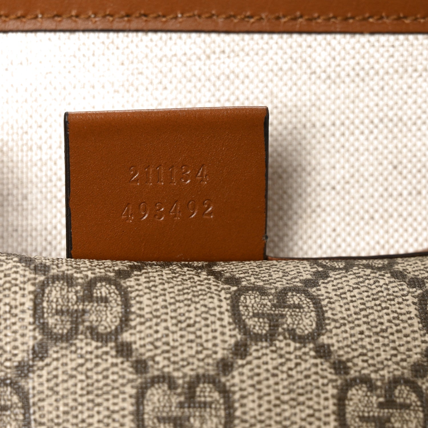 Gucci GG Plus Monogram Medium Signature Web Loop Tote Brown 7 of 10