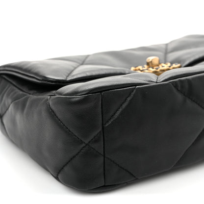 Chanel Goatskin Quilted Medium Chanel 19 Flap Black 9 of 11