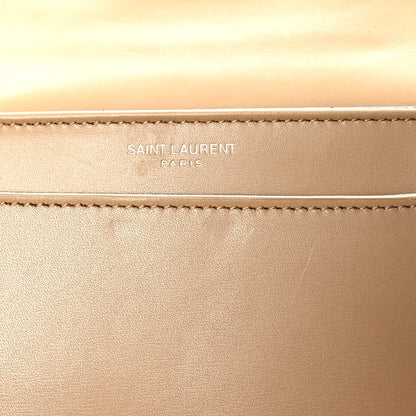 Saint Laurent Smooth Calfskin Small Solferino Satchel Natural Tan 9 of 10