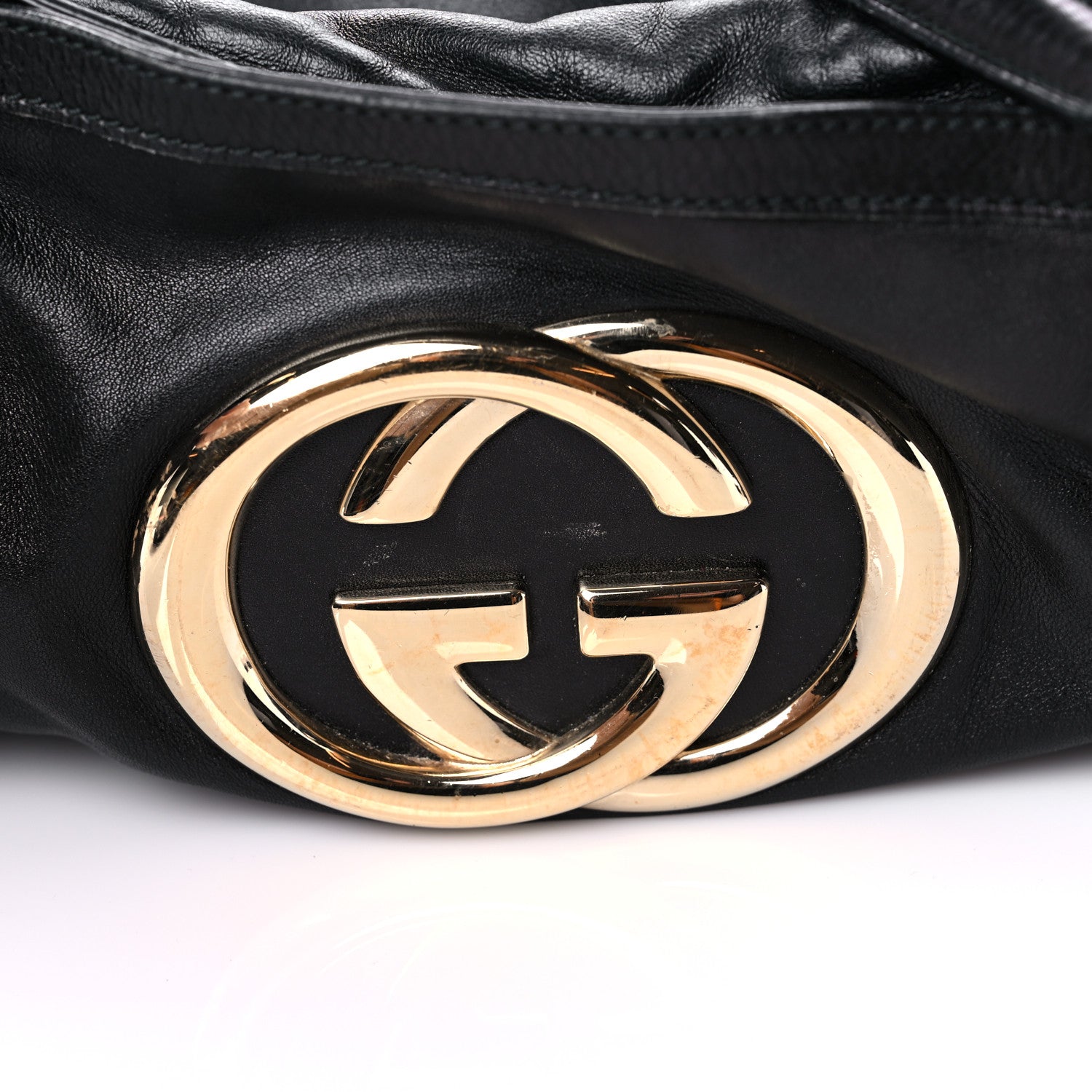 Gucci Calfskin Large Britt Shoulder Bag Black 26 of 26