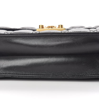 Christian Dior Lambskin Cannage Large Dioraddict Flap Bag Black 8 of 10