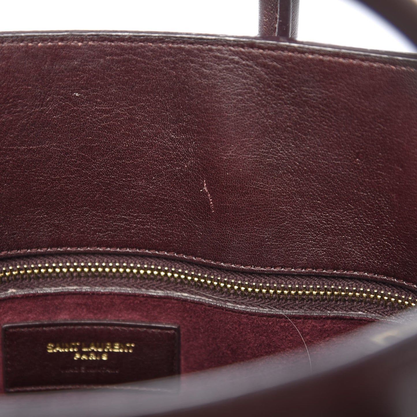 Calfskin Small Sac De Jour Bordeaux
