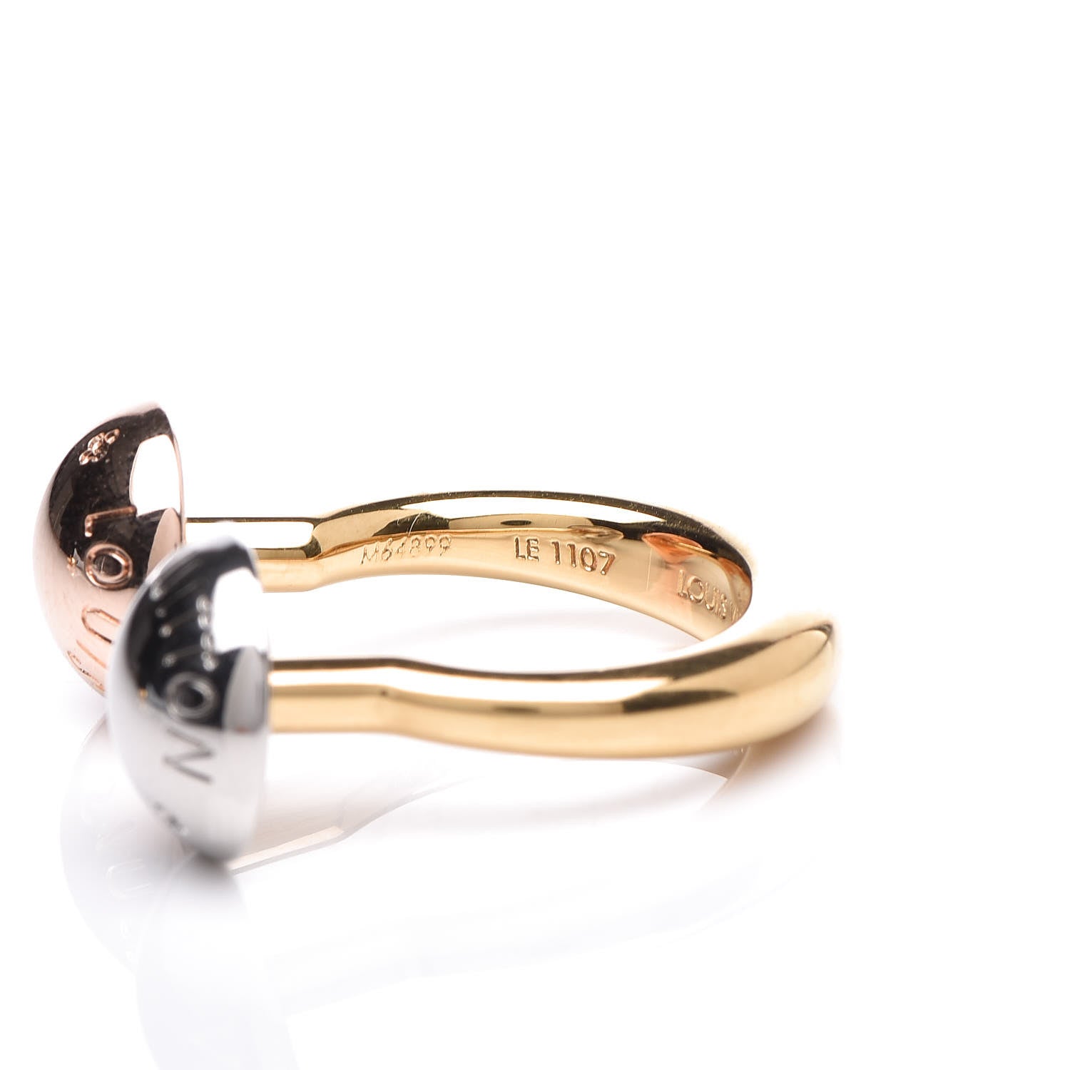 Louis Vuitton Studdy Ring M Gold Pink Silver 11 of 13