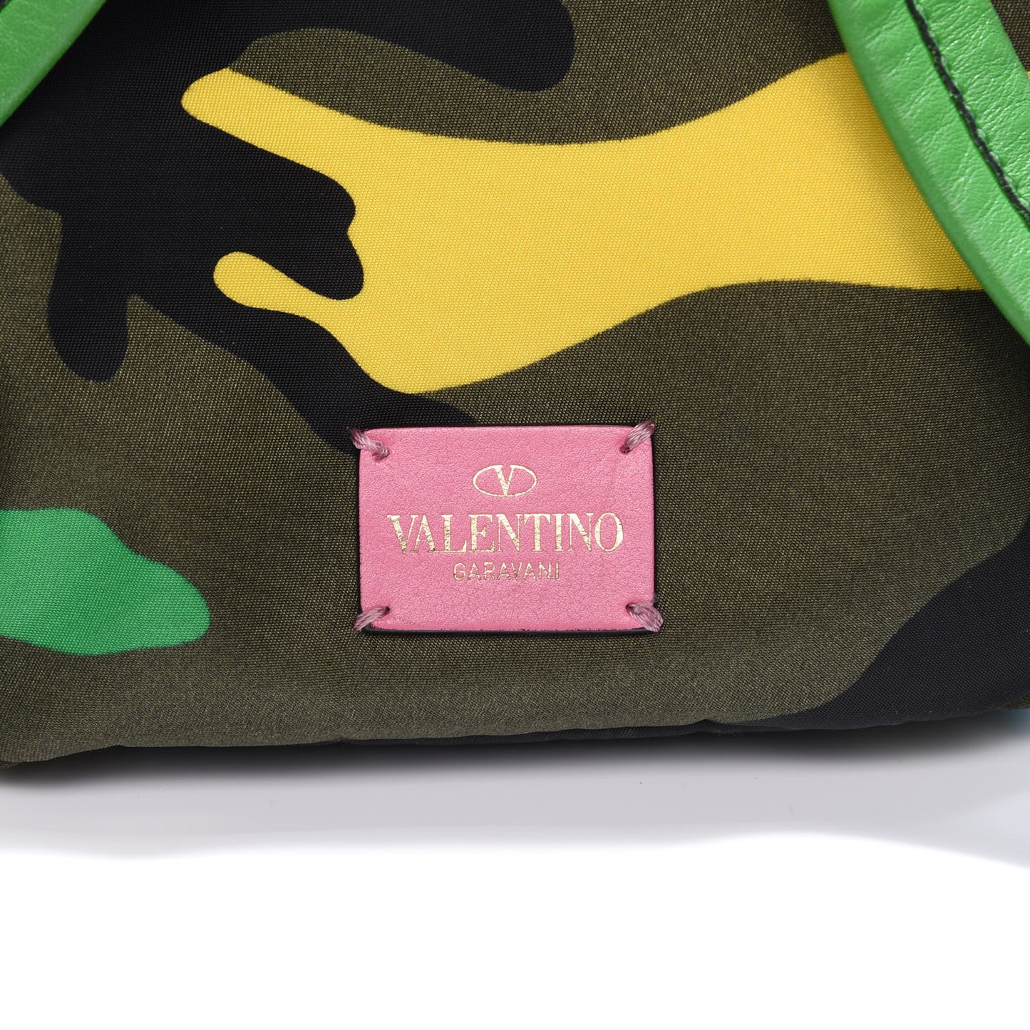 Nylon Mini Psychedelic Camouflage Rockstud Backpack Multicolor