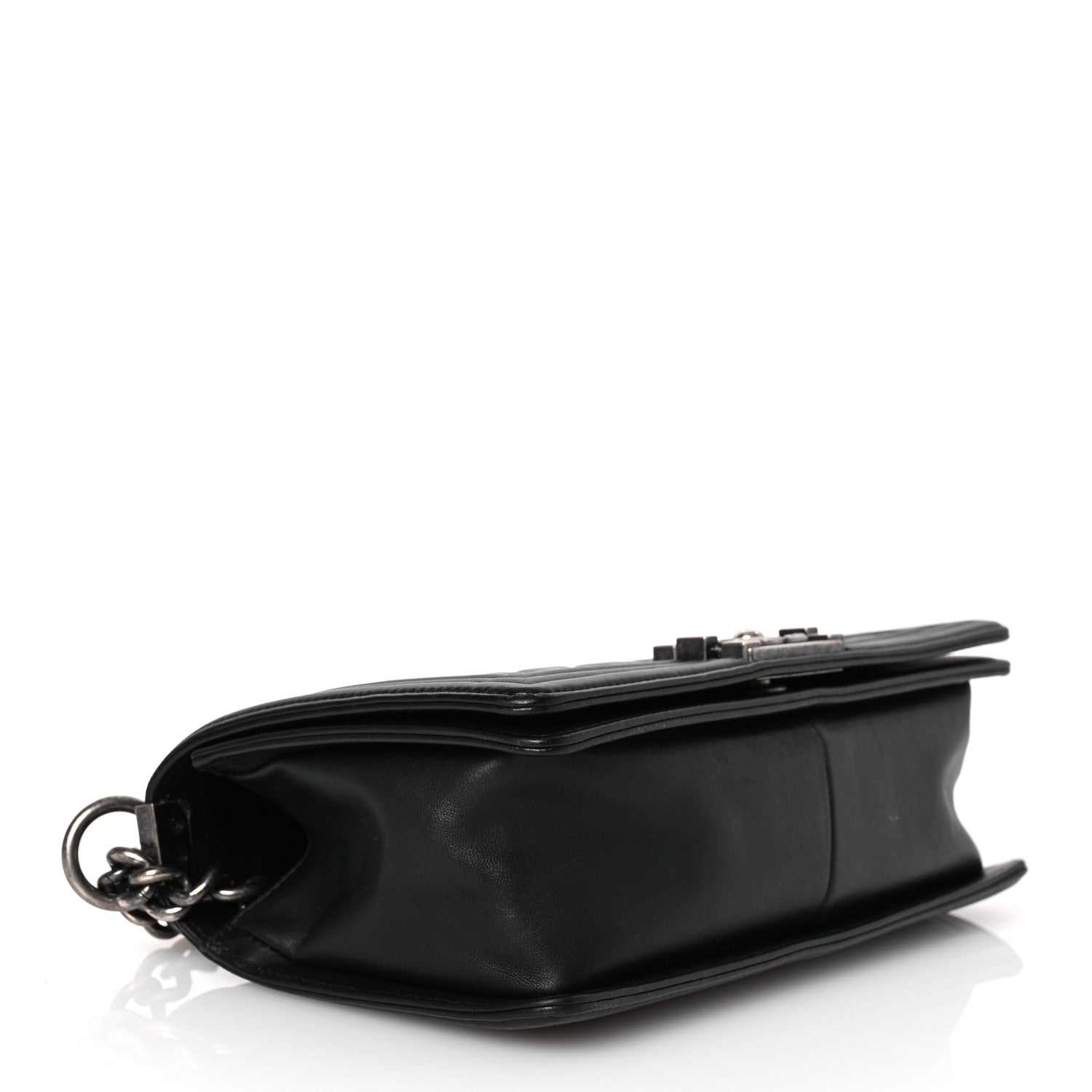 Chanel Lambskin Quilted Medium Boy Flap Black 4 of 12
