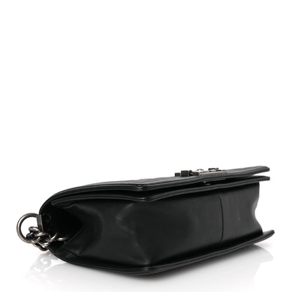 Chanel Lambskin Quilted Medium Boy Flap Black 4 of 12