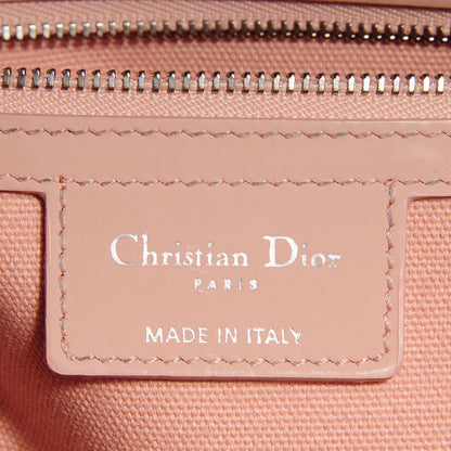 Christian Dior Coated Canvas Cannage Panarea Shopping Tote Rosato 6 of 8