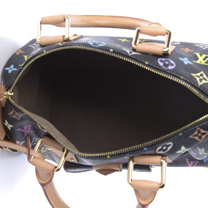 Louis Vuitton Monogram Multicolor Speedy 30 Black 5 of 9