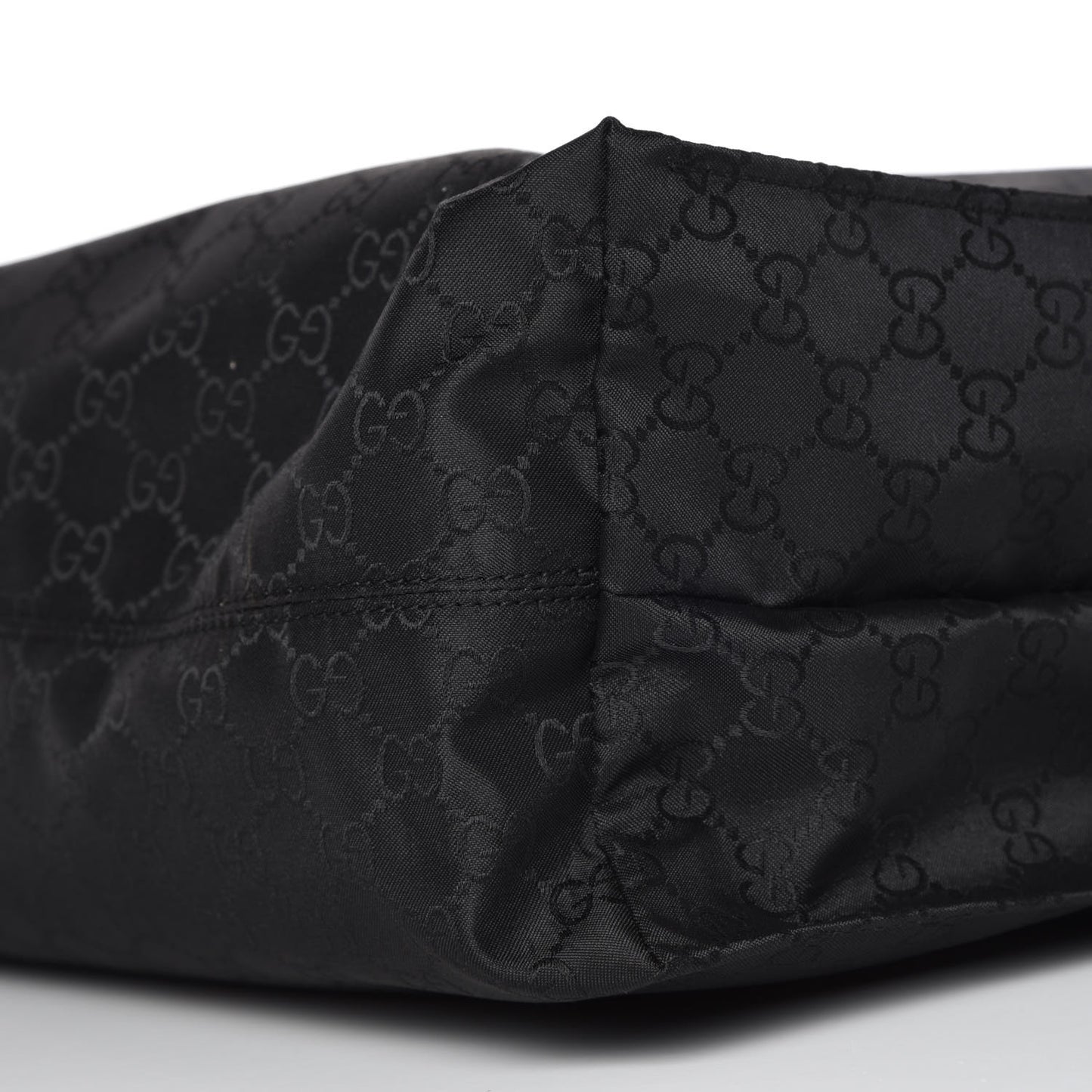 Nylon Monogram Vertical Tote Black