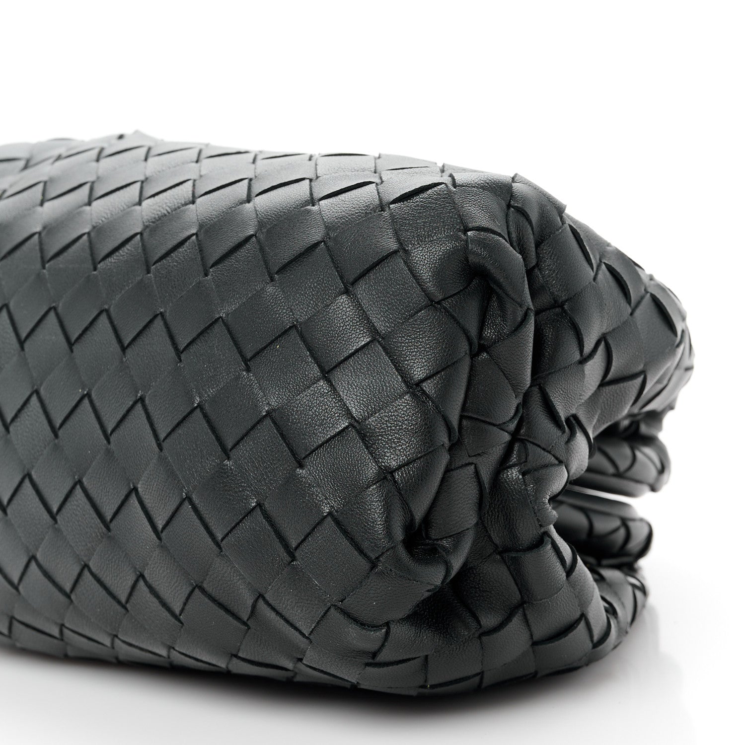 Bottega Veneta Nappa Maxi Intreccio The Pouch Oversized Clutch Black 11 of 11