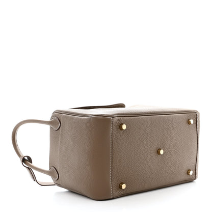 Hermes Taurillon Clemence Lindy 30 Etoupe 4 of 11