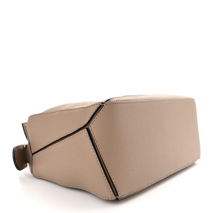 Loewe Grained Calfskin Small Puzzle Bag Sand Mink 4 of 9
