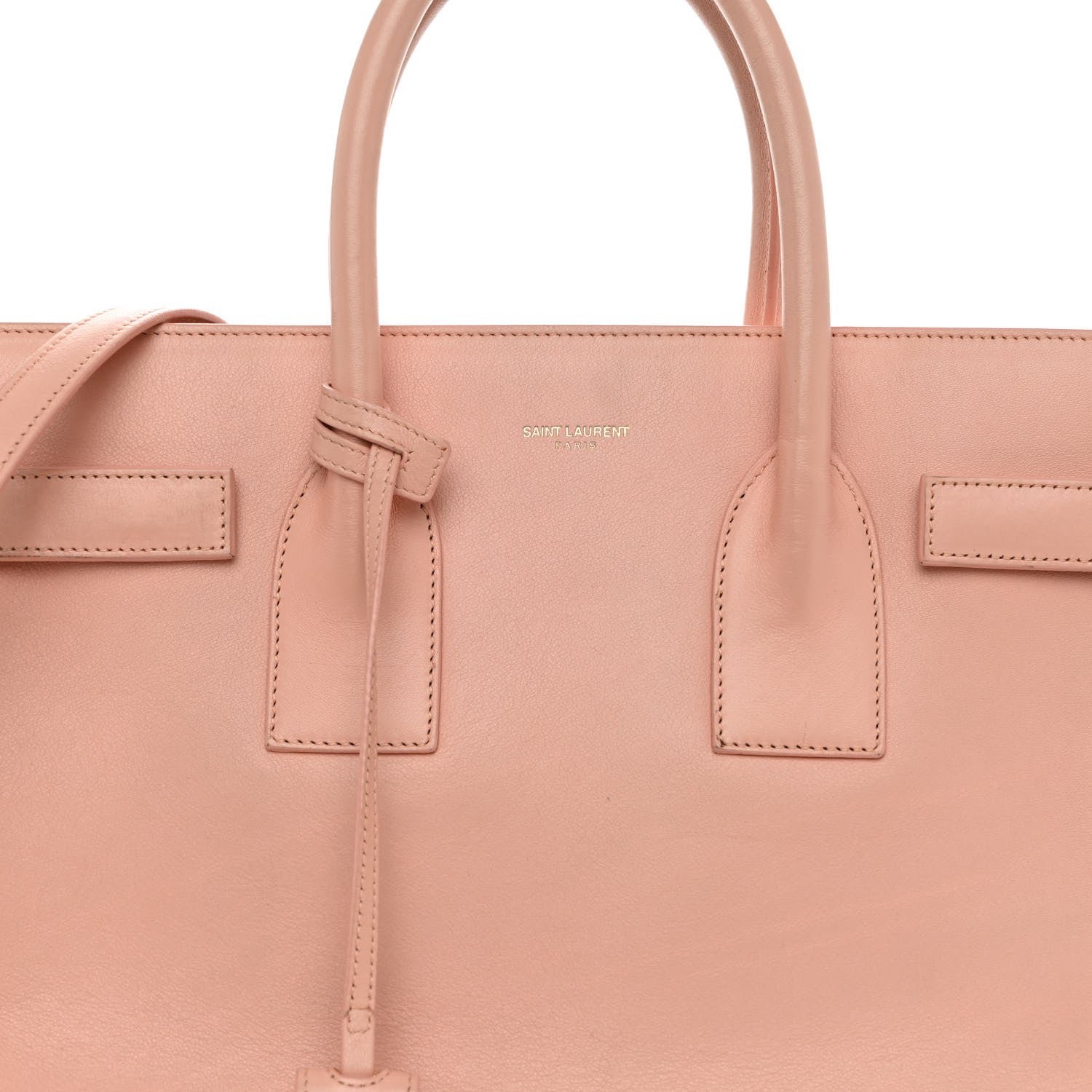 Saint Laurent Grained Calfskin Small Sac De Jour Light Blush 7 of 11