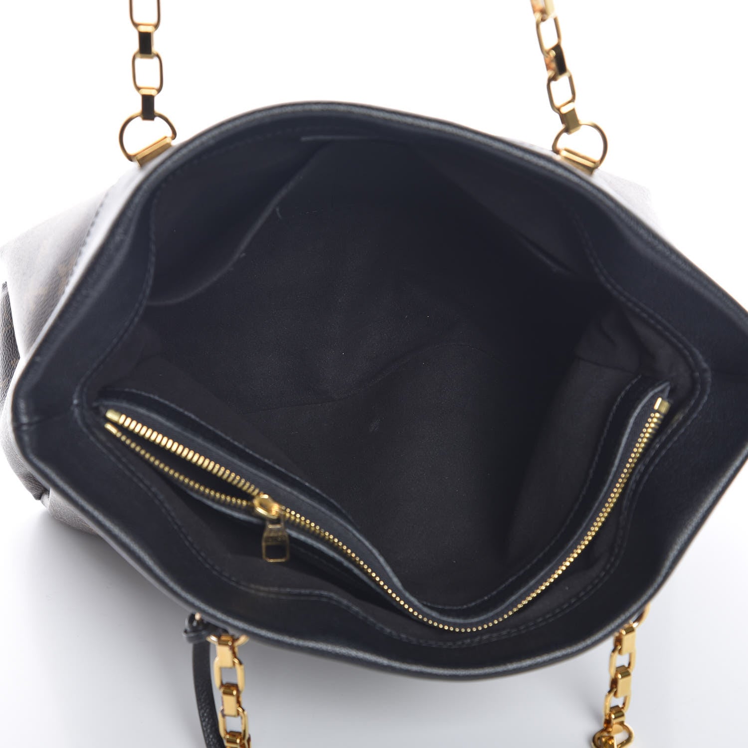 Louis Vuitton Monogram Pallas Shopper Black 5 of 10