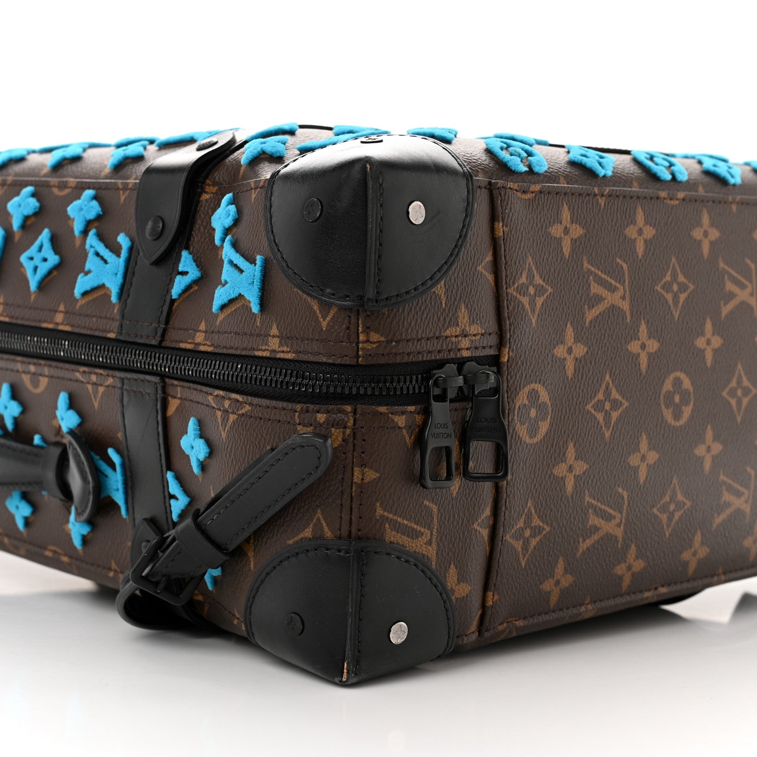 Louis Vuitton Monogram Tuffetage Soft Trunk Backpack PM Turquoise 9 of 11