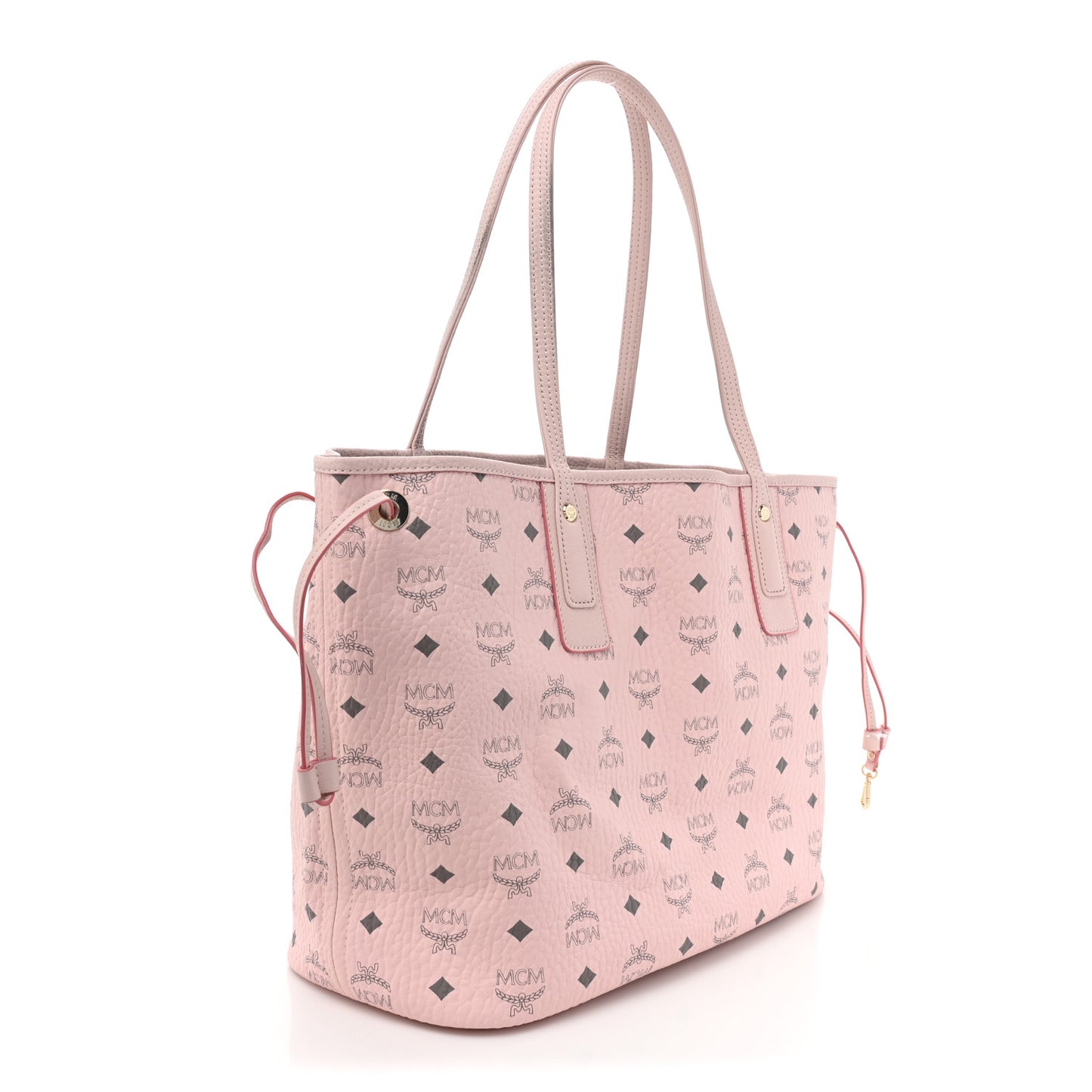 Visetos Medium Liz Reversible Shopper Tote Powder Pink