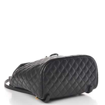 Chanel Calfskin Quilted Large Urban Spirit Backpack Black 4 of 12
