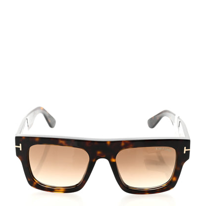 Tom Ford Fausto Sunglasses TF711 Tortoise 2 of 9