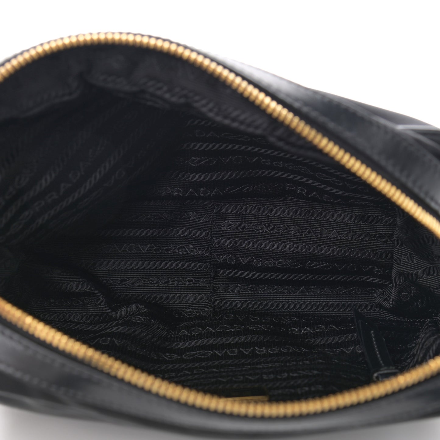 Tessuto Nylon Soft Calf Camera Bag Black